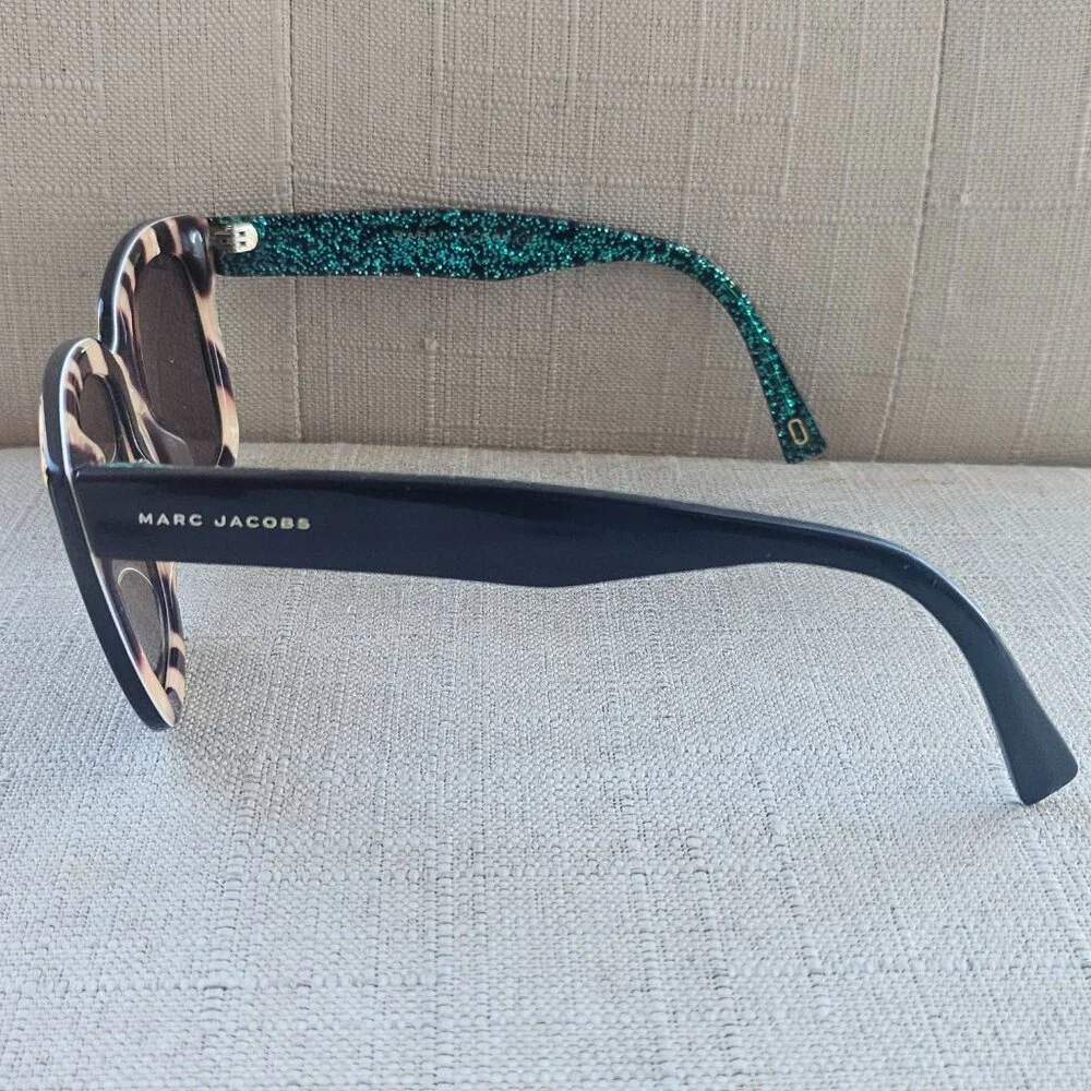 Marc Jacobs Women's Glasses Marc229/S Black Square Sunglasses - Picture 13 of 16